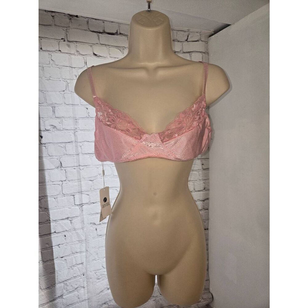 iEFiEL Womens Size Large Pink Bra